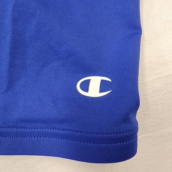Champion Men's Navy Double Dry Compression Shorts, sz LG - Picture 8 of 9